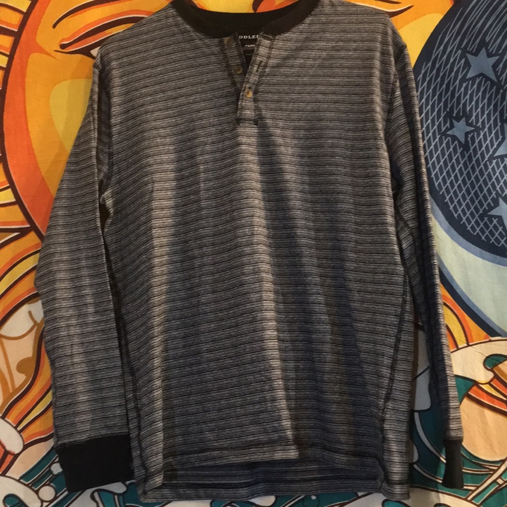 Saddlebred striped long sleeved tee Medium